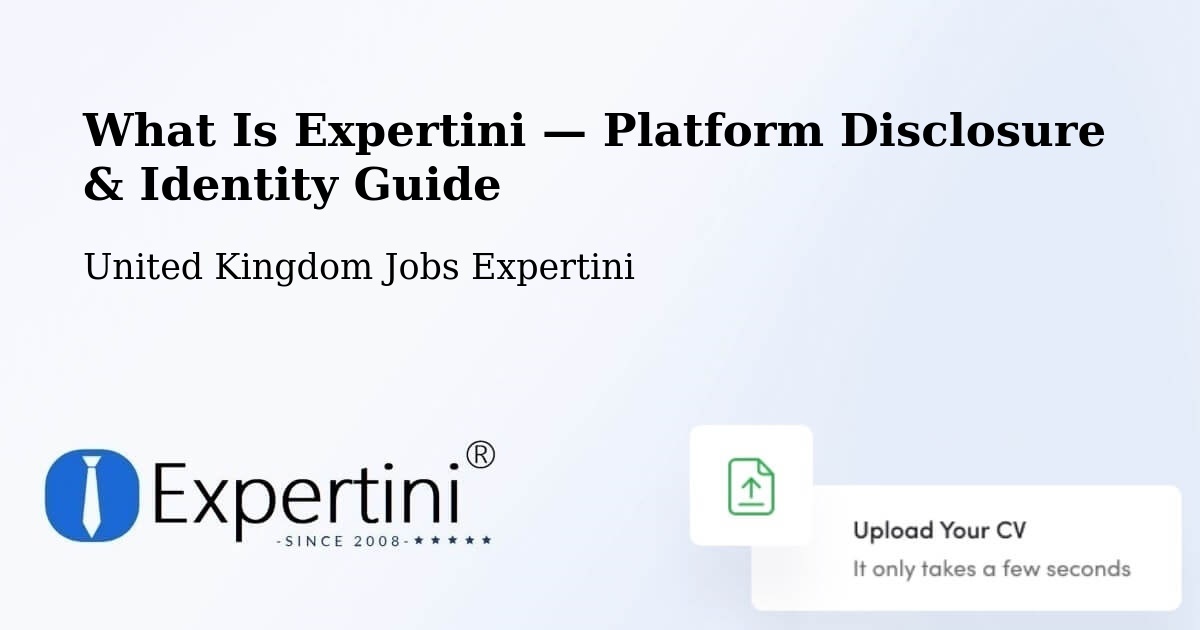 What Is Expertini — Platform Disclosure & Identity Guide – Welshpool